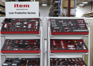 Rack made with tube profiles of the LPS system - Rack hecho con perfiles redondos del sistema LPS