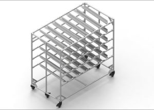 Mobile Lean Production Supply Rack - Rack de suministro móvil de producción Lean