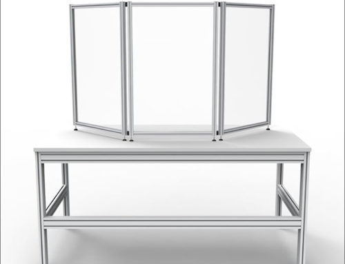 Three-Panel Protective Barrier