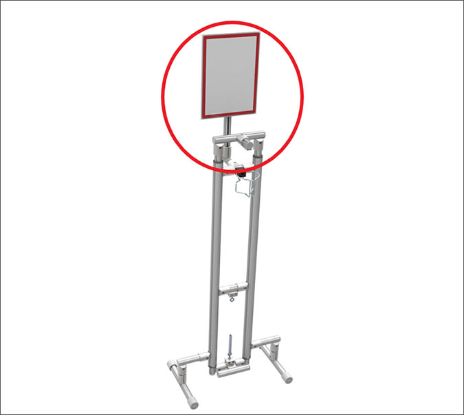 Lean Production Building Kit System Add On Document Holder