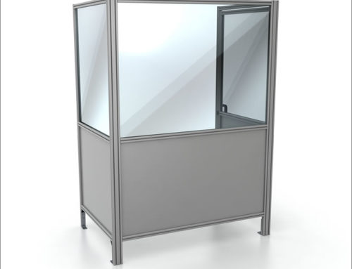 Standing Workstation Barrier