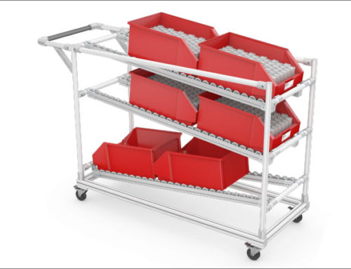 Maneuverable Transport Trolley with FIFO function