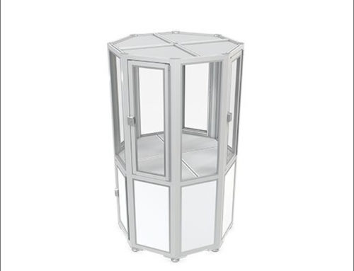 Compact cabin for rotatory applications