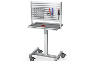 Manoeuvrable repair trolley