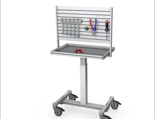 Manoeuvrable repair trolley