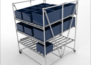 Rack D30 for production lines - Rack D30 para lineas de producción