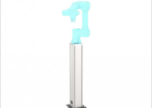 Column for cobot with plate as base Columna para cobot estacionario