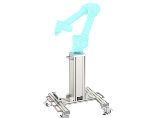 Mobile cobot column